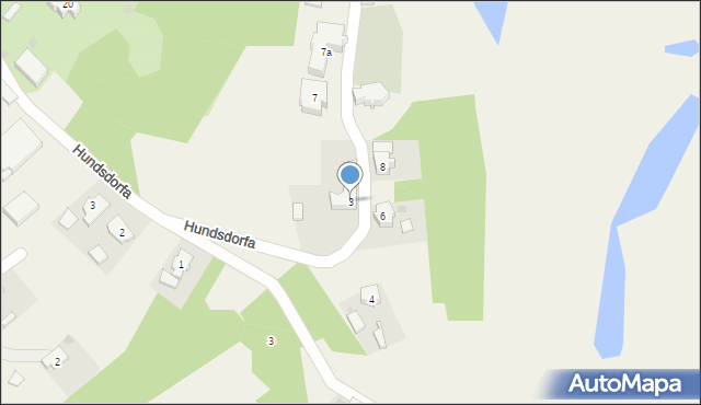 Gorzędziej, Hundsdorfa Zygmunta, ks., 3, mapa Gorzędziej