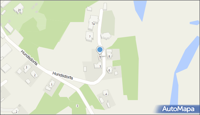 Gorzędziej, Hundsdorfa Zygmunta, ks., 5, mapa Gorzędziej