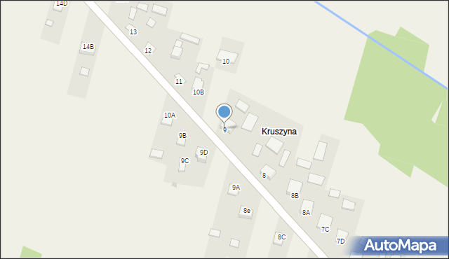 Hucisko, Hucisko, 9, mapa Hucisko
