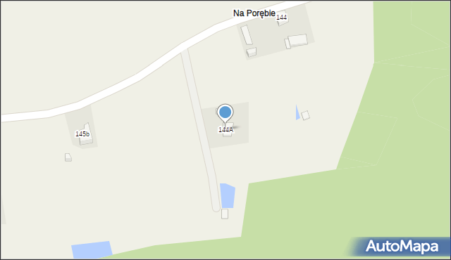Hucisko, Hucisko, 144A, mapa Hucisko