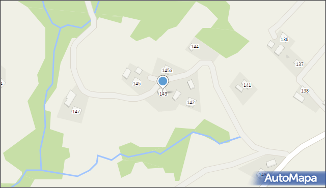 Hucisko Nienadowskie, Hucisko Nienadowskie, 143, mapa Hucisko Nienadowskie