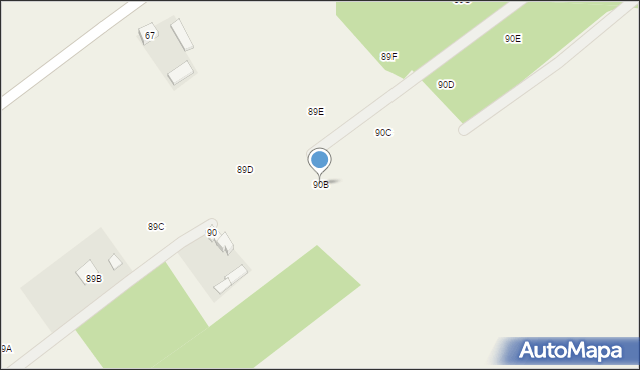 Humin, Humin, 90B, mapa Humin