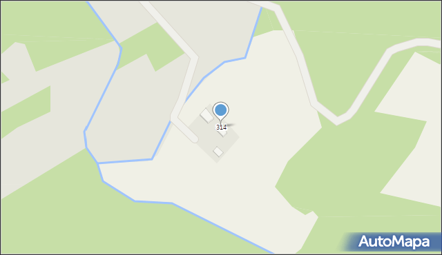 Humniska, Humniska, 314, mapa Humniska