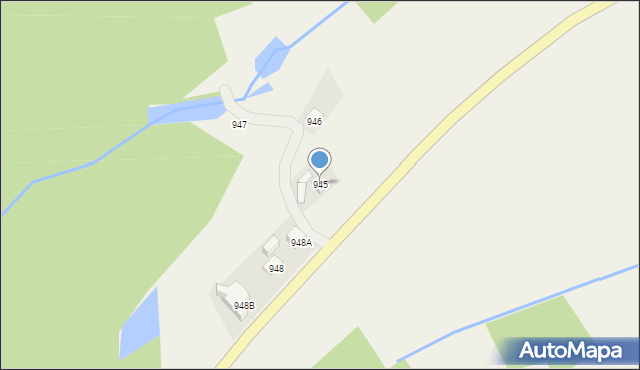 Humniska, Humniska, 945, mapa Humniska