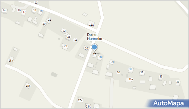 Hureczko, Hureczko, 27, mapa Hureczko