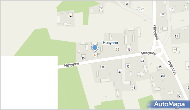 Husynne, Husynne, 37, mapa Husynne