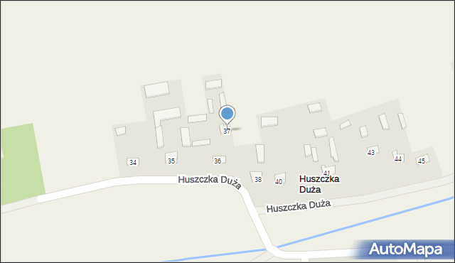 Huszczka Duża, Huszczka Duża, 37, mapa Huszczka Duża