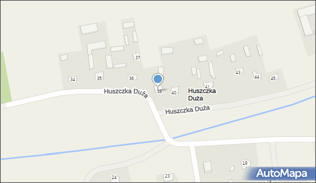 Huszczka Duża, Huszczka Duża, 39, mapa Huszczka Duża