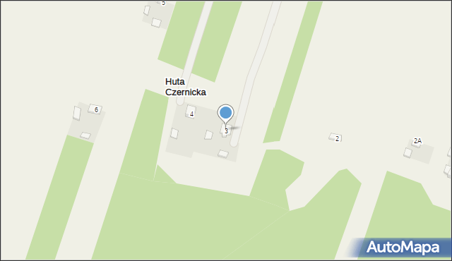 Huta Czernicka, Huta Czernicka, 3, mapa Huta Czernicka