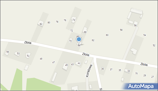 Huta Mazowszańska, Huta Mazowszańska, 22A, mapa Huta Mazowszańska