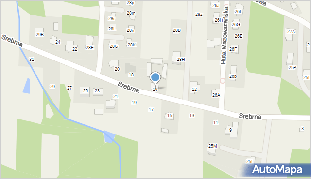 Huta Mazowszańska, Huta Mazowszańska, 27, mapa Huta Mazowszańska