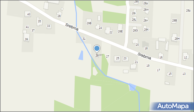 Huta Mazowszańska, Huta Mazowszańska, 29, mapa Huta Mazowszańska