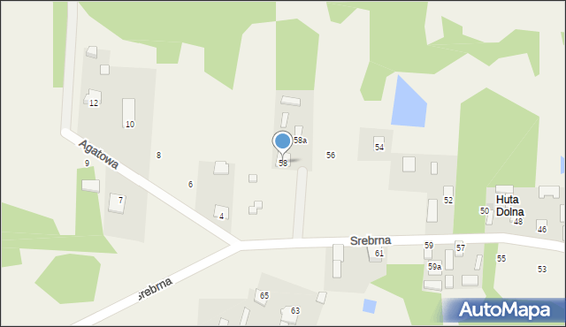 Huta Mazowszańska, Huta Mazowszańska, 39A, mapa Huta Mazowszańska