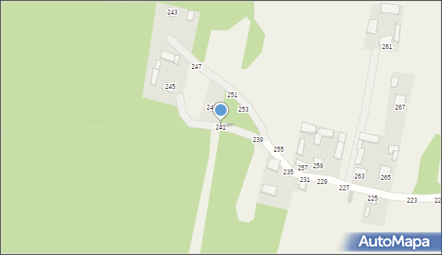 Hutków, Hutków, 241, mapa Hutków