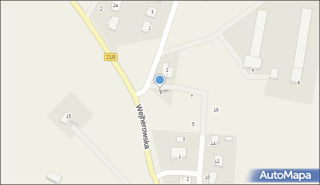 Koleczkowo, Husarska, 9, mapa Koleczkowo