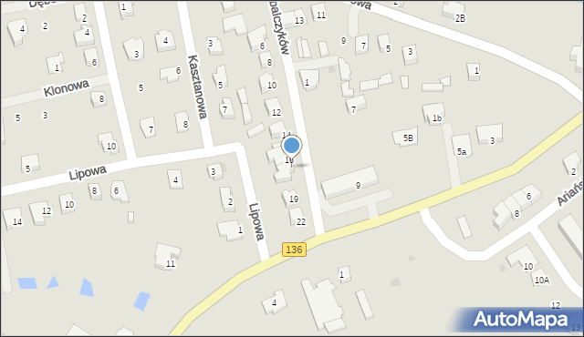 Lubniewice, Hubalczyków, 18, mapa Lubniewice