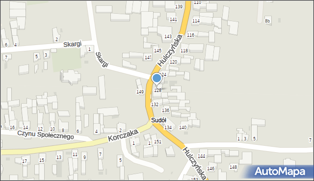 Racibórz, Hulczyńska, 128, mapa Racibórz