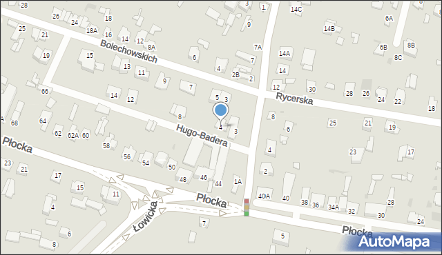 Sochaczew, Hugo-Badera Kazimierza, 4, mapa Sochaczew