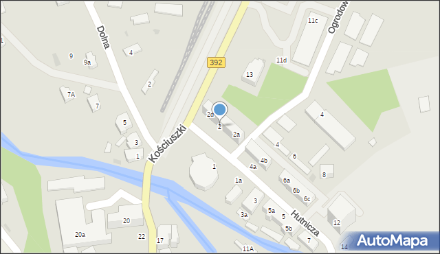 Stronie Śląskie, Hutnicza, 2, mapa Stronie Śląskie