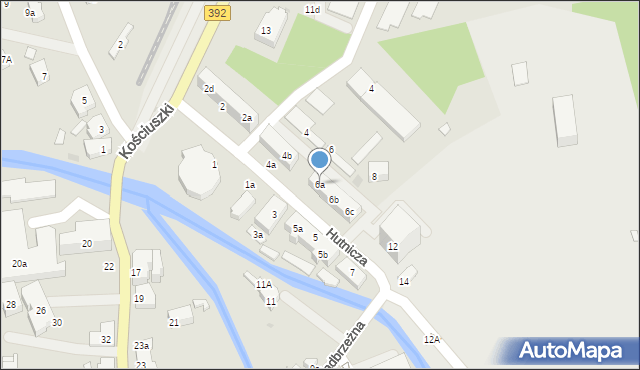 Stronie Śląskie, Hutnicza, 6a, mapa Stronie Śląskie