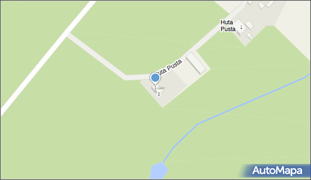 Zielonka, Huta Pusta, 4, mapa Zielonka