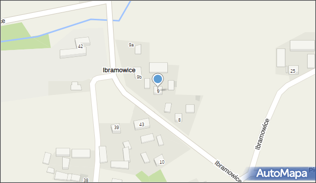 Ibramowice, Ibramowice, 9, mapa Ibramowice