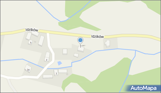 Idzików, Idzików, 2, mapa Idzików