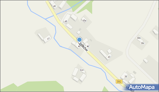 Idzików, Idzików, 43, mapa Idzików