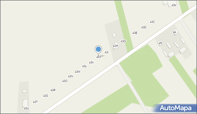 Idzikowice, Idzikowice, 43J, mapa Idzikowice