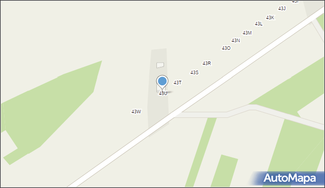 Idzikowice, Idzikowice, 43U, mapa Idzikowice