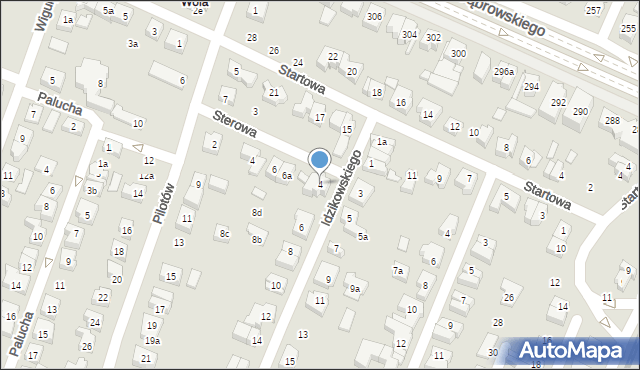 Poznań, Idzikowskiego Ludwika, mjr., 4, mapa Poznania