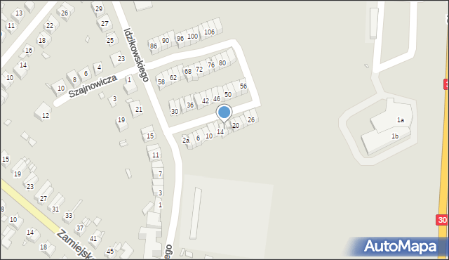 Zgorzelec, Idzikowskiego Ludwika, mjr., 16, mapa Zgorzelec