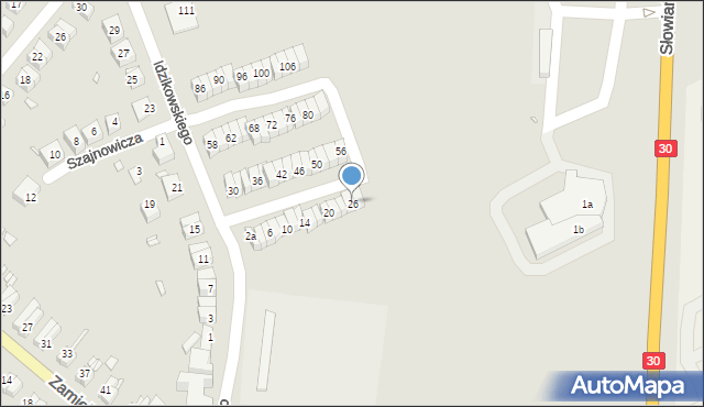 Zgorzelec, Idzikowskiego Ludwika, mjr., 26, mapa Zgorzelec