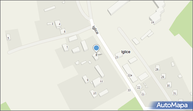 Iglice, Iglice, 8, mapa Iglice