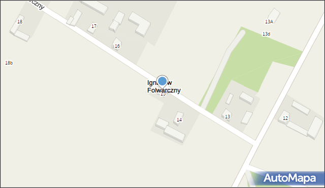 Ignacew Folwarczny, Ignacew Folwarczny, 15, mapa Ignacew Folwarczny