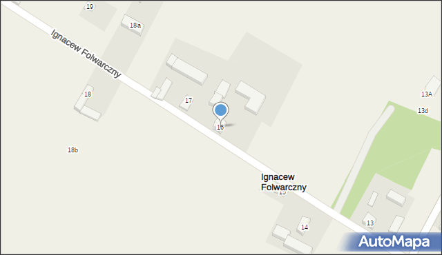 Ignacew Folwarczny, Ignacew Folwarczny, 16, mapa Ignacew Folwarczny