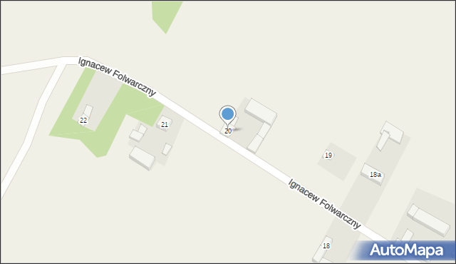 Ignacew Folwarczny, Ignacew Folwarczny, 20, mapa Ignacew Folwarczny