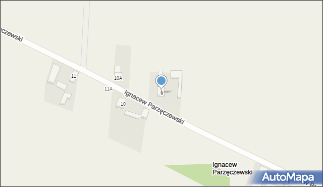 Ignacew Parzęczewski, Ignacew Parzęczewski, 9, mapa Ignacew Parzęczewski