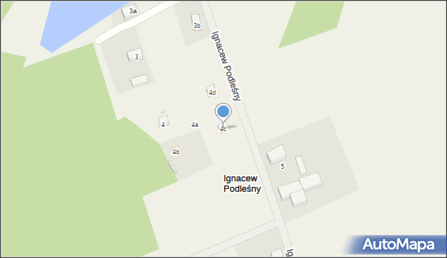 Ignacew Podleśny, Ignacew Podleśny, 4c, mapa Ignacew Podleśny