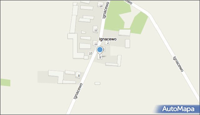 Ignacewo, Ignacewo, 4, mapa Ignacewo