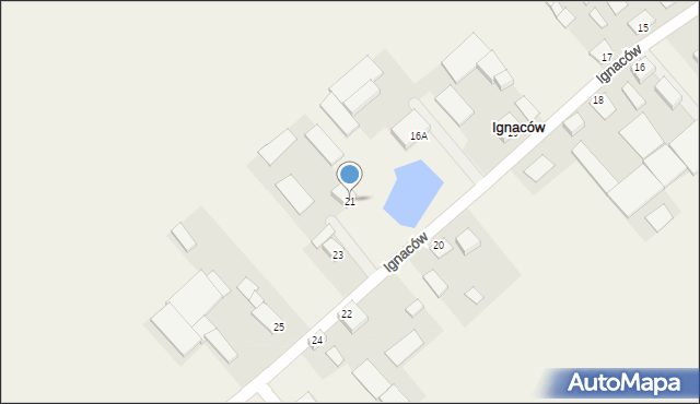 Ignaców, Ignaców, 21, mapa Ignaców