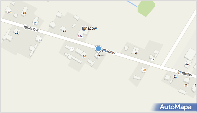 Ignaców, Ignaców, 17, mapa Ignaców