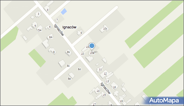 Ignaców, Ignaców, 10a, mapa Ignaców