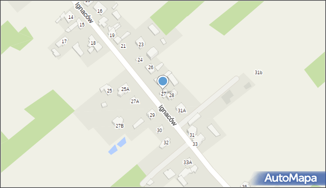 Ignaców, Ignaców, 27, mapa Ignaców