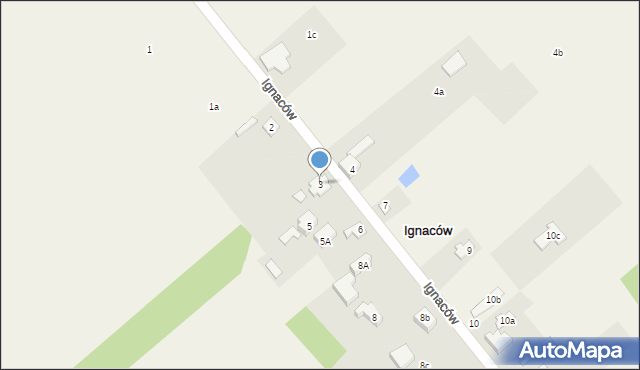 Ignaców, Ignaców, 3, mapa Ignaców