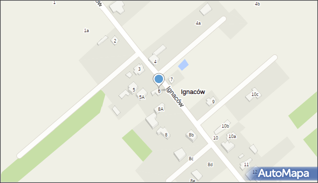 Ignaców, Ignaców, 6, mapa Ignaców