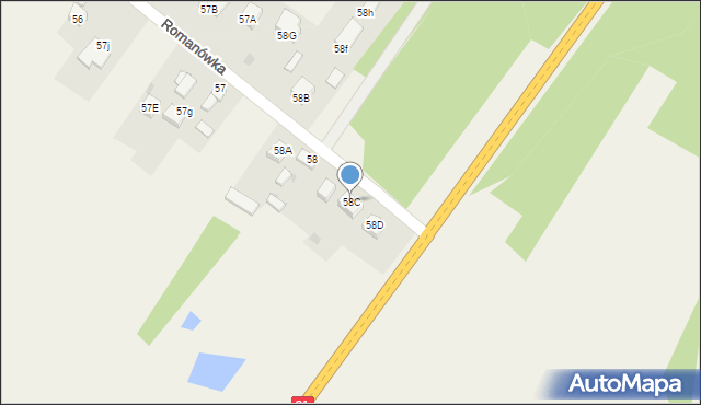 Ignaców, Ignaców, 58C, mapa Ignaców