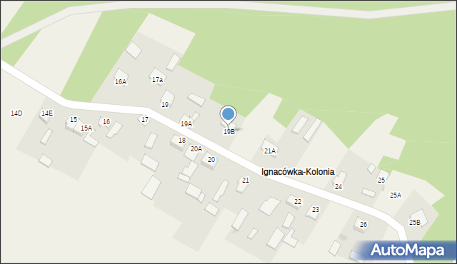 Ignacówka, Ignacówka, 19B, mapa Ignacówka