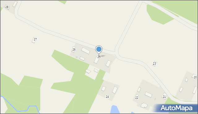 Ignacówka Bobrowska, Ignacówka Bobrowska, 25, mapa Ignacówka Bobrowska