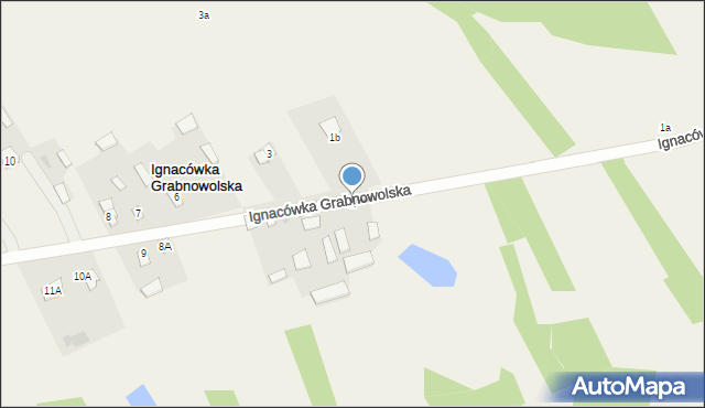 Ignacówka Grabnowolska, Ignacówka Grabnowolska, 1, mapa Ignacówka Grabnowolska